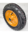 Heavy Duty 14 Inch Pneumatic Tire Wheel Kit With Solid Steel Plate Hub for Carts Dollies Trailers, featuring durable tread and hub.