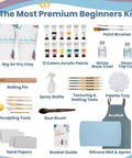 Beginner Pottery Kit With Air Dry Clay 4.4 Lbs And 2Kg Modeling Clay, Sculpting Tools, Paint, Glaze, Sanding Block.