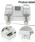Heavy Duty Adjustable Welding Table Clamp Made Of Heat Resistant Aluminum Alloy With Anti Slip Double Jaw For DIY Wire Fixtures, Soldering Locator Tasks And Motherboard Repair Work You Can Trust, showing detailed view of clamp with precision jaws.