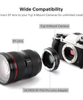 EF To Fuji X Mount Pro Lens Adapter With Autofocus, Focal Reducer And Speed Booster For Canon EF Glass On Fuji X Mount Mirrorless Camera