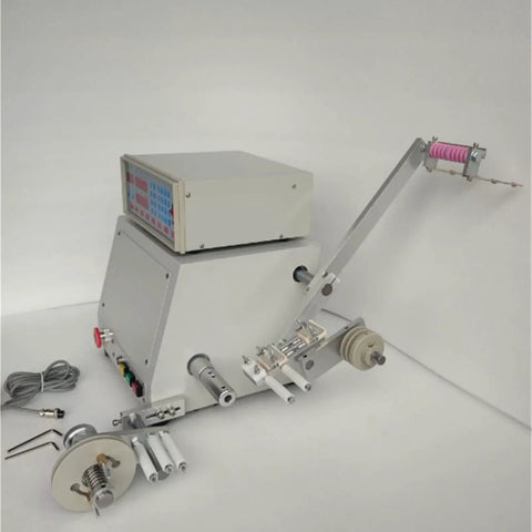 Straight Up Automatic Cable Winder With Slick Digital Controller And No Sweat Wire Diameter Adjustments For Heavy Duty Coil Reels And New Energy System Builds display.