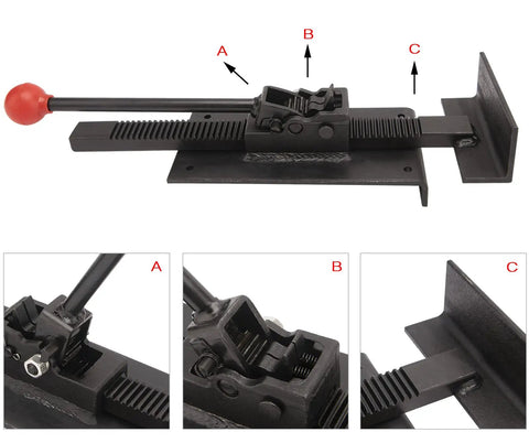 Flooring Jack Tool For Hardwood And Laminate Installations Wood Floor Positioning Jack With Ratchet Hands Free Nailing