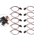 IR Break Beam Sensor Module Kit 5 Pack DC 3 To 5V NPN Normally Open Output Arduino Compatible shown with wiring and sensors