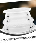 Roman Column Base Mold For DIY Concrete Columns And Outdoor Planters 17.71 By 17.71 By 9.44 Inches Heavy Duty Concrete Form