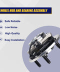 Drop In Front Wheel Hub And Bearing Assembly 515073 For Dodge Ram 1500 2002 2003 2004 2005 5 Lug ABS Front Left Or Right Replacement