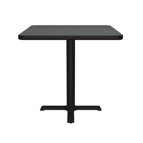 Front view of 30-Inch Square Bar Table For Cafes And Break Rooms With 29-Inch Tall Height, One And One Quarter Inch Montana Granite Top