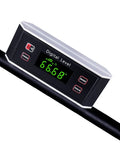 Built Tough Digital Angle Finder With V Groove Magnetic Base And Bright Backlight showing a digital level displaying 66.68°.