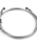 86 Inch Stainless Braided Hydraulic Brake Hose Line for GY6 Scooters Mopeds ATVs Dirt Bikes and Go Karts, coiled view