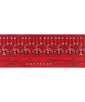 8 Channel 24V Relay Module With Opto Isolation, high or low level trigger, DIY friendly relay board, red circuit board view