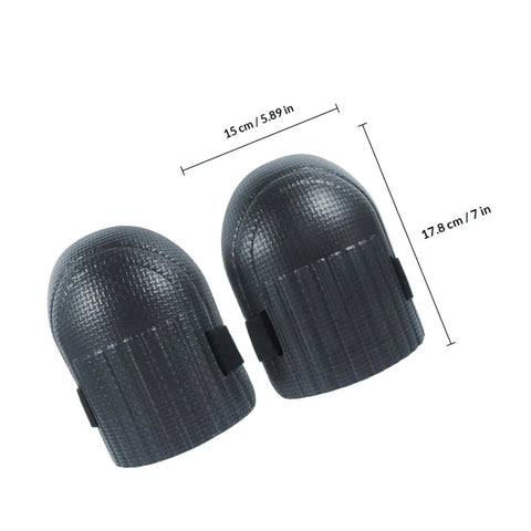 Hella Tough Dual Knee Guards For Mechanics And Tradesmen Job Site Ready Heavy Duty Protective Work Pads, 15cm x 17.8cm size.