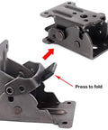 4 Pack Beefy Heavy Duty Locking Hinge Brackets For Folding Tables, 90 Degree Self Locking Hinges, Thick Steel Rustproof Construction
