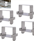 Stainless Steel Leaf Spring Clamp Kit 4 Pcs For 1-3/4 Inch Wide Springs Bend Repair Clips Lock Leaf Springs Together