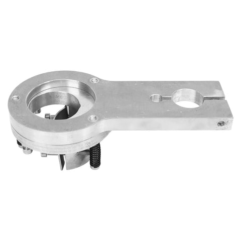 Heavy Duty Plasma Torch Clamp For 25mm Nozzle Fits CNC Cutting Machines With Collision Fixture Design, showing the iron material and adjustable design.