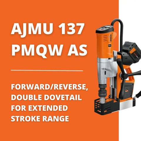 Rugged Heavy Duty 18V Cordless Magnetic Base Drill With A Killer Brushless Motor And Rock Solid Frame For Precision Metalworking and features visible controls.