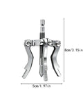 Heavy Duty Pipe Extractor Tool For Snatching Broken Threads Out Of Tricky Tight Corners Without Tearing Down Drywall drill adapter, carbon steel build.