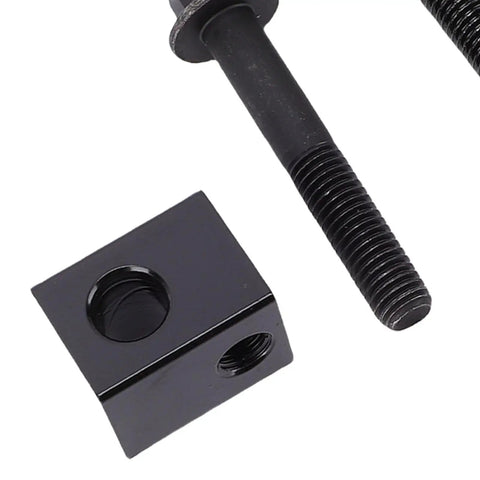 Heavy Duty Alternator Pump Pulley Adjuster Kit Durable Alloy For Hyundai Accent Rio 2001 2006, includes black bolts and mounts.