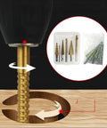Kick Your DIY Projects Up A Notch With This Awesome 6 Piece Step Drill Bit Set Perfect For Metal Wood And Plastic Featuring Versatile 4 To 32mm Steps Plus Nasty 3 6 And 8mm Saw Bits To Make Smooth Clean Holes Without Any Hassle Today.