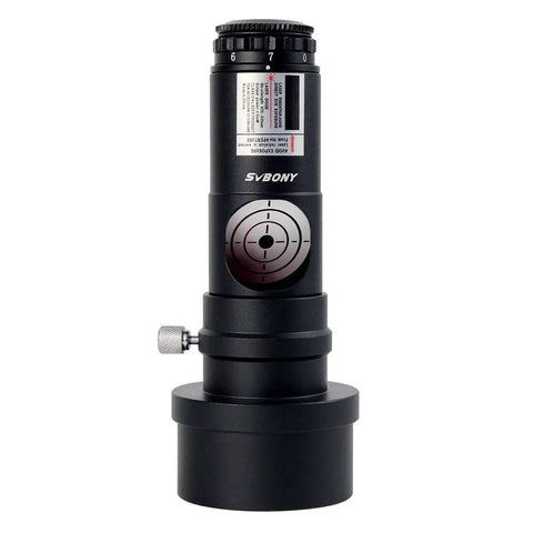 Red Laser Collimator For Newtonian Reflector Telescopes 1.25 Inch And 2 Inch Adapter 7 Bright Levels Triple Cemented Lens Built Tough Metal No Fuss Alignment For Quick Accurate Telescope Calibration