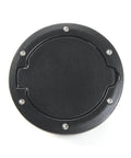 Jeep Wrangler 2007 2018 Gas Cap Fuel Door Cover No Locking Gas Tank Cover For JK JKU Rugged ABS, front view