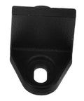 Sliding Barn Door Floor Guide Rail Low Profile Hardware Swing Stopper, no fuss install, durable black steel track guide.