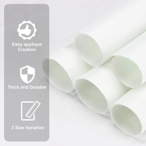 Six Pack White PTFE Virgin Sheets for Heat Press and Ironing Pro Grade Non Stick Teflon Sheets Set rolled in three size variations