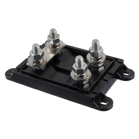 Two Way AMG Mega Fuse Holder ANM B2 Bolt On Fuse Block For One Or Two Fuses 32V DC Car Protection Against Short Circuit Or Overload
