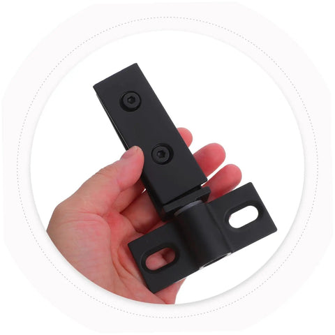 Heavy Duty Shower Door Hinge Stainless Steel Dual Hole Pivot Hinge For Bathroom Adjustable Door Hardware in hand