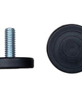 Heavy Duty 1.5 Inch Base Furniture Levelers No Nut Pack Of 4 Three Eighths Inch By Sixteen Threads Per Inch Adjustable Height