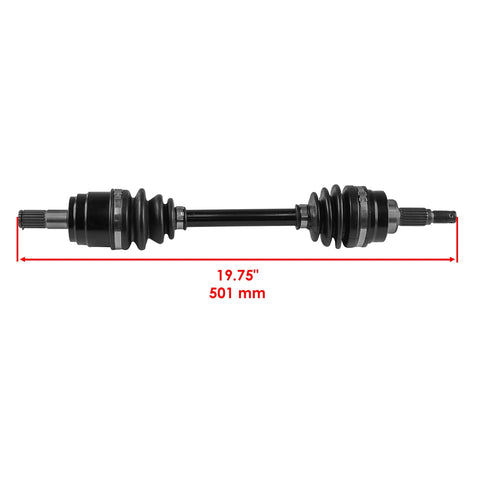 Front Left And Right CV Joint Axle Kit For Honda Foreman 500 4x4 2005-2013 And Rincon 680 4x4 2006-2023 Dual Axle Beefy Replacement Fit For Trx Foreman Rubicon Es Eps Models, 19.75 inch