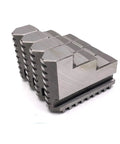 Rock Solid 4 Jaw Lathe Chuck Jaws For K12-80 And K12-100 Metal Lathes, set of four premium steel jaws for lathes.