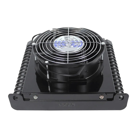 Heavy Duty Hydraulic Radiator Oil Cooler With Air Cooling Plate And Pin Heat Exchanger For Industrial Systems, 1.35kW Cooling Capacity