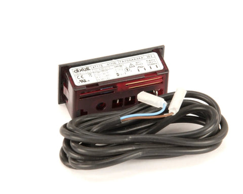 Digital Thermometer Replacement Part 19-13958 Xt11S-411On 110V with wiring for commercial refrigeration equipment visible