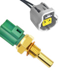 Toyota Engine Coolant Temperature Sensor 89422-20010 89422-35010 With Connector Pigtail Harness Go-To Replacement For Toyota 4Runner Tacoma Camry Tundra Lexus ES350 ES330 GX460 GS350 RX300 And More, threaded brass sensor with connector
