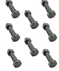 Home Anchor Bolt With Nut 8 Pack For Mobile Home Straps Slotted Knurled Bolt Delivers Superior Friction And Strength Over Smooth Bolts