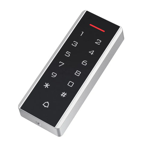 Proximity ID Card Access System With Keypad 125KHz Reader Supports Swipe Or Password 1000 User Capacity ultra narrow ABS enclosure
