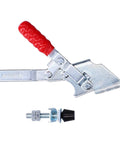 Heavy Duty Quick Release Toggle Clamp For Welding And Woodworking Fixtures, Iron And Plastic Construction, 230 Kg Clamping Power