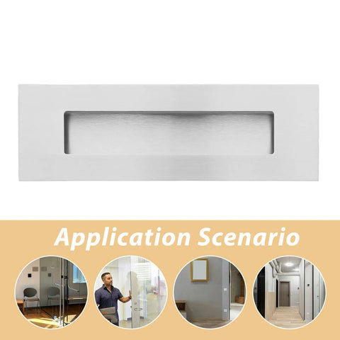 Invisible Door Handle Replacement Kit For Stainless Steel Recessed Door Pulls 4 Piece Set with application scenarios