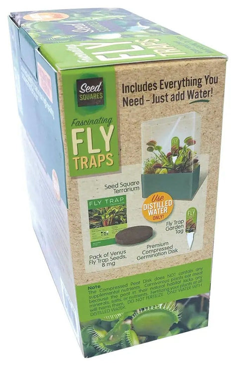 Grow Your Own Venus Fly Trap Indoor Terrarium Kit Mean Eating Carnivorous Plant Starter Set with seeds and supplies