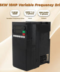 7.5KW 10HP Variable Frequency Drive VFD 220V To 208-240V 3-Phase Converter with easy-to-use interface and cooling system