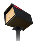 Durable 58.5 Inch Mailbox Post For Walter And Charles Mailboxes, Built To Last, 2x2 Square Steel Post With Three Sixteenth Inch Welded Mounting Plate