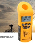 Smart Sensor AR600E Ultrasonic Cable Height Meter with LCD display measuring height across up to six cables against power lines