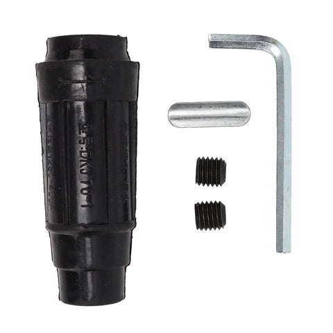 Beefy Brass Welding Ground Clamp With Rubber Sleeve, 35mm Opening Delivers Solid Electrical Conductivity For Argon Arc, parts shown
