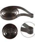 Close-up of 4 Pack Mechanical Clock Main Springs Replacement Kit With Alarm Clock Movements And Spare Parts For DIY Timepiece Restoration
