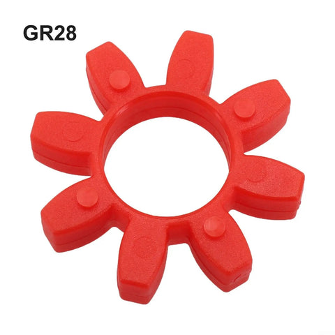 Red GR28 Urethane Shaft Coupling Spider Insert For Industrial Machinery And Drives Flexible Power Transmission