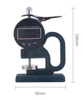 Workhorse Thickness Gauge For Sponge, Paper, Cardboard And Foam Rubber Sheets, 0 To 12.7 mm Range, 138mm height, large LCD display.