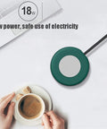 Smart Coffee Mug Warmer And Versatile Candle Warmer Pad For Desk keeps your daily brews piping hot with USB connection and green design.