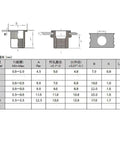 Top Tier Manual Rivet Nut Tool Kit With Carbon Steel Head Set For Auto License Plates Garage Metal Works And Diy Furniture Assemblies Using Heavy Duty Rivnuts Installation M5 M6 sizes chart