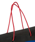 Close-up of red handle on Archery Target For Backyard Range And Outdoor Shooting Practice, Durable EVA Foam Target with Permanent Pattern