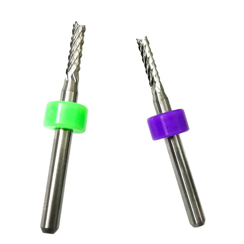 Pro Grade End Mill Set Of 12 Tungsten Steel CNC Router Bits For PCB Circuit Boards Wood Plastic Copper Engraving Milling And Drilling 0.5 To 3.175mm Heavy Duty Ultra Sharp Wear Resistant