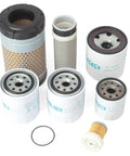 Maintenance Filter Kit For RTV X900 HST Utility Tractors And Kubota Select Models, includes various hydraulic and fuel filters.